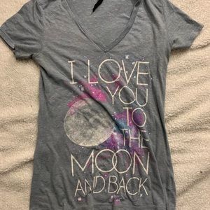 I love you to the moon and back tee